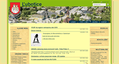 Desktop Screenshot of lubotice.eu